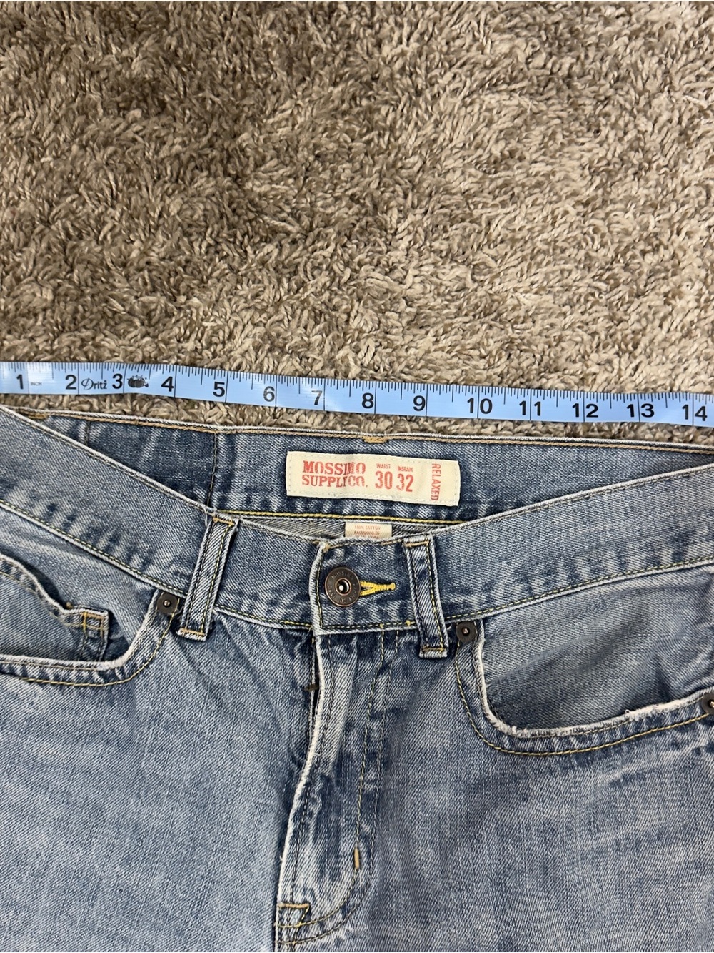 Y2K Mossimo baggy lowrise Light Wash Jeans - Picture 5 of 9